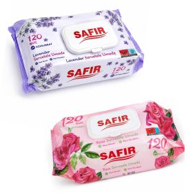 Servetele umede SAFIR, 120 buc/pachet