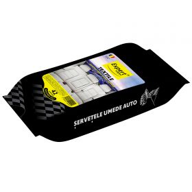 Servetele umede pentru tapiterie EXPERT Textile, 42 buc/pachet