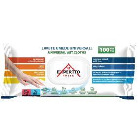 Servetele umede cu otet si bicarbonat EXPERTTO Forte, 100 buc/pachet