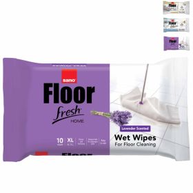 Lavete umede pentru pardoseli, 70x40 cm, SANO Floor Fresh Home, 10 buc/set
