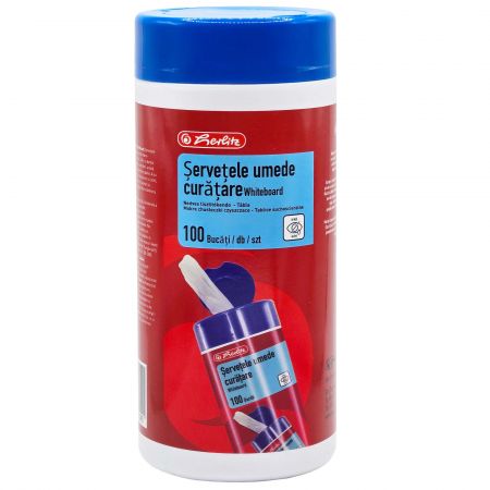Servetele umede pentru curatare whiteboard HERLITZ