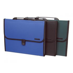 Servieta din plastic cu burduf expandabil 2 compartimente CENTRUM