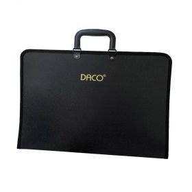 Servieta plastic, format A3, cu maner, DACO