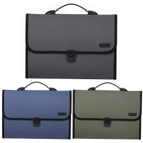 Servieta din plastic cu burduf expandabil, 13 compartimente DELI New York 5556