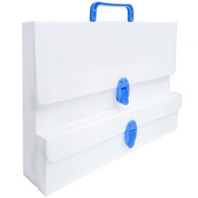 Servieta plastic cu maner 38.5x28x9.5 cm, PAPERDREAM 