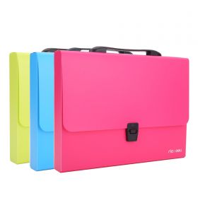 Servieta PP, format A4, cu maner DELI Rio