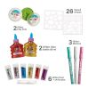Set creatie cu sclipici, CARIOCA Glitter Creator Box