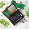 Set desen DERWENT Academy, 27 piese/cutie lemn