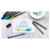 Set markere acuarela si caligrafie STAEDTLER Hand Lattering Watercolour, 11 piese