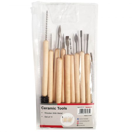 Unelte modelaj ceramica ISOMARS CT11, 11 buc/set