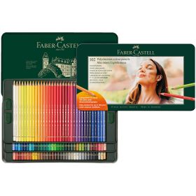 Creioane colorate FABER-CASTELL Polychromos, 102 culori/cutie, FC210061