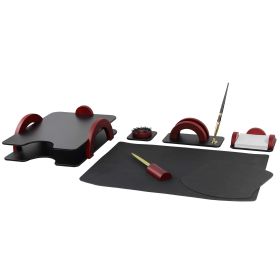 Set de birou lux din lemn BESTAR 7257, 7 piese