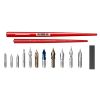 Set 2 tocuri cu 11 penite STANDARDGRAPH Calligraphy Drawing 1