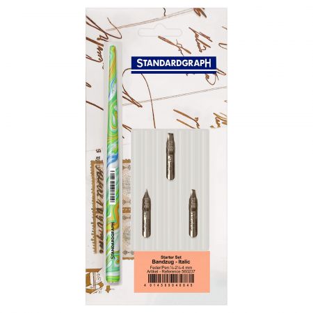 Toc caligrafie STANDARDGRAPH Starter Italic, 3 penite