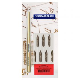 Set toc caligrafie cu 7 penite STANDARDGRAPH Profi Italic
