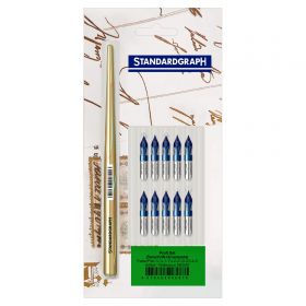 Set toc caligrafie cu 10 penite STANDARDGRAPH Profi Ornamental