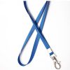 Snur textil pentru ecuson, 1 cm, cu carabina UHOO 6741