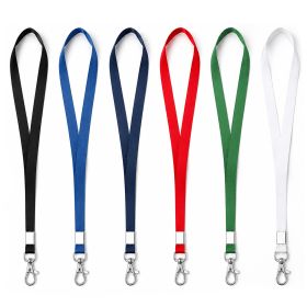 Snur textil pentru ecuson, 1 cm, cu carabina UHOO 6741