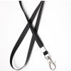 Snur textil pentru ecuson, 1 cm, cu carabina UHOO 6741