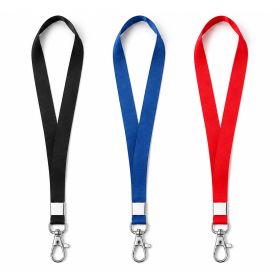 Snur textil pentru ecuson, 1.5 cm, cu carabina UHOO 6742