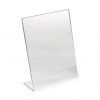 Display plastic pentru prezentare forma L, A4, transparent, portrait