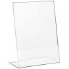 Display plastic pentru prezentare forma L, A4, transparent, portrait ACCENTA
