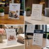 Display plastic pentru prezentare forma L, A4, transparent, portrait ACCENTA