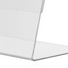 Display plastic pentru prezentare forma L, A4, transparent, portrait ACCENTA