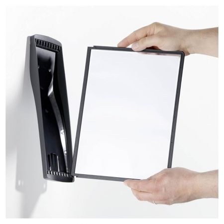 Display perete (suport pentru 20 buzunare A4), PROBECO-EasyMount - antracit