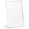 Display plastic pentru prezentare forma L, A5, transparent, portrait ACCENTA