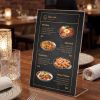 Display plastic pentru prezentare forma L, A5, transparent, portrait ACCENTA