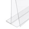 Display plastic pentru prezentare forma T, A4, transparent, portrait ACCENTA