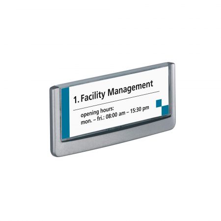 Suport nume pentru usa, 52.5 x 149 mm, DURABLE Click Sign 4860