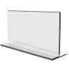 Display plastic pentru prezentare forma T, A3, transparent, landscape