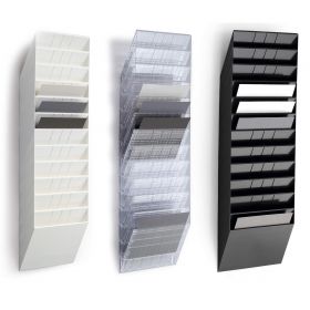Suport de perete pentru documente, 12xA4 landscape, DURABLE Flexiboxx 12