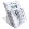 Display plastic pentru pliante, 4x1/3 A4, DURABLE Combi Pro XXL