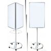 Whiteboard mobil cu 3 fete, 70x100 cm, ACCENTA
