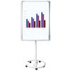 Whiteboard mobil cu 3 fete, 70x100 cm, ACCENTA
