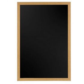 Tabla neagra creta 90x120 cm, rama stejar, BI-OFFICE Transitional PM1415232