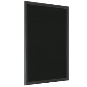 Tabla neagra creta 90x120 cm, rama neagra, BI-OFFICE Transitional PM1415162