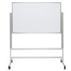 Whiteboard mobil cu 2 table culisante, 76x120 cm
