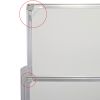 Whiteboard mobil cu 2 table culisante, 76x120 cm - mic defect