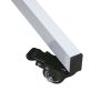Whiteboard mobil cu 2 table culisante, 76x120 cm