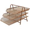 Set 3 tavite documente suprapozabile MAS Mesh Metallic