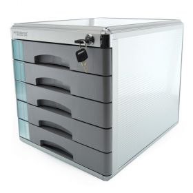 Suport cu 5 sertare pentru documente OFFICE BOX tip inchis