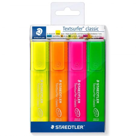 Evidentiator text STAEDTLER Classic, 4 buc/set