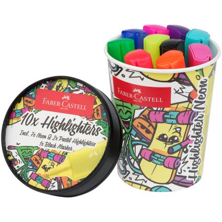 Evidentiator pastel FABER-CASTELL, 8 buc/set, 1546 
