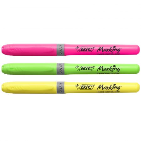 Textmarker BIC Highlighter Grip