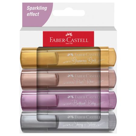 Evidentiator FABER-CASTELL 2024 Sparkling, 4 buc/set