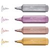 Textmarker FABER-CASTELL 2024 Sparkling, 4 buc/set, FC254674